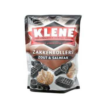 Klene Zakkenrollers Zout & Salmiak / Caramelos de Regaliz Salado 250g