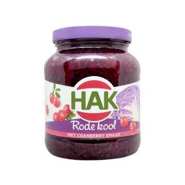 Hak Rode Kool met Cranberry Smaak 355g/ Red Cabbage with Cranberry