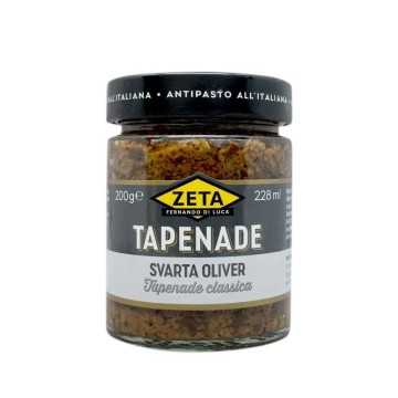 Zeta Tapenade Svarta Oliver / Pasta de Aceitunas Negras 200g