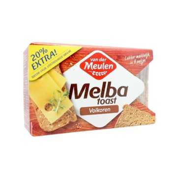 Van der Meulen Melba Toast Volkoren / Tostadas Integrales 120g