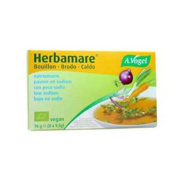 A.Vogel Herbamare Vegan Bouillon Low Sodium x8 / Concentrado Caldo Vegano Bajo en Sodio 9,5g