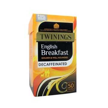 Twinings Decaf English Breakfast Tea x50