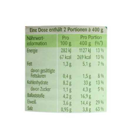 Erasco Weiße Bohnen-Eintopf / Estofado de Alubias 800g