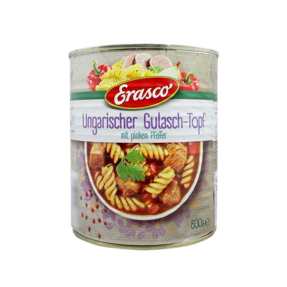 Erasco Ungarischer Gulasch-Topf / Guiso de Carne con Pasta 800g