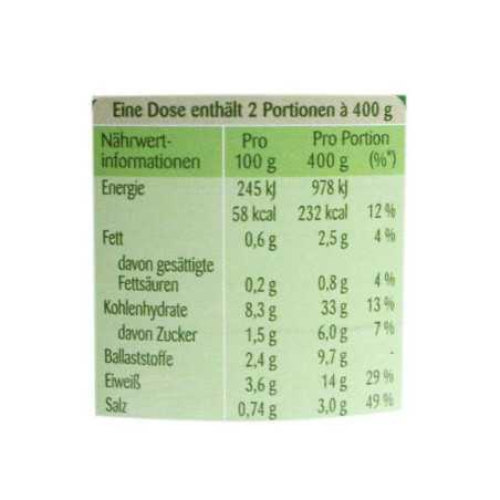 Erasco Westfälischer Linsen-Eintopf mit Essig / Lentejas con Vinagre Estofadas 800g