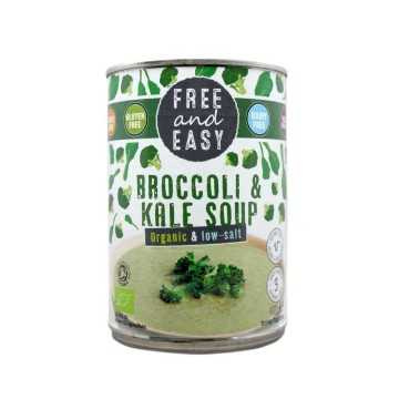 Free&Easy Organic Broccoli Kale Soup / Sopa Orgánica de Brócoli y Col Rizada 400g