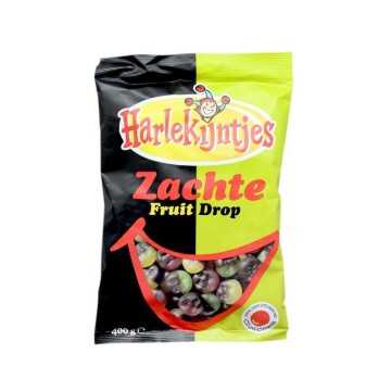 Harlekijntjes Zachte Fruit Drop / Golosinas Regaliz y Fruta 400g