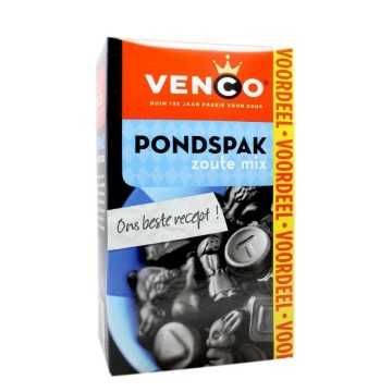 Venco Pondspak Zoute Mix 500g/ Salted Licorice Mix