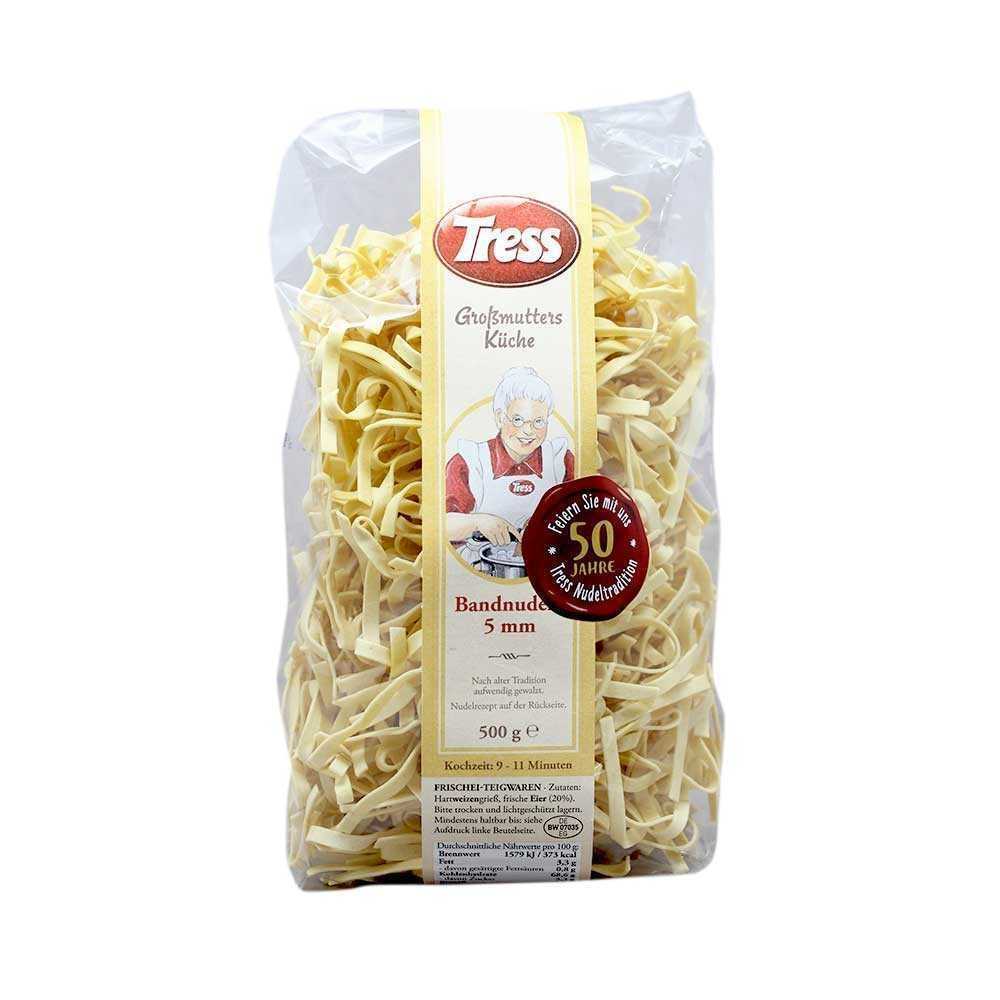 Tress Großmutters Küche Bandnudeln 5mm 500g/ Noodles