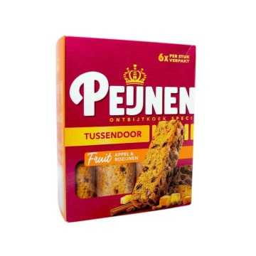 Peijnenburg Tussendoor Appel & Rozijnen / Bizcochos con Pasas y Manzana x6