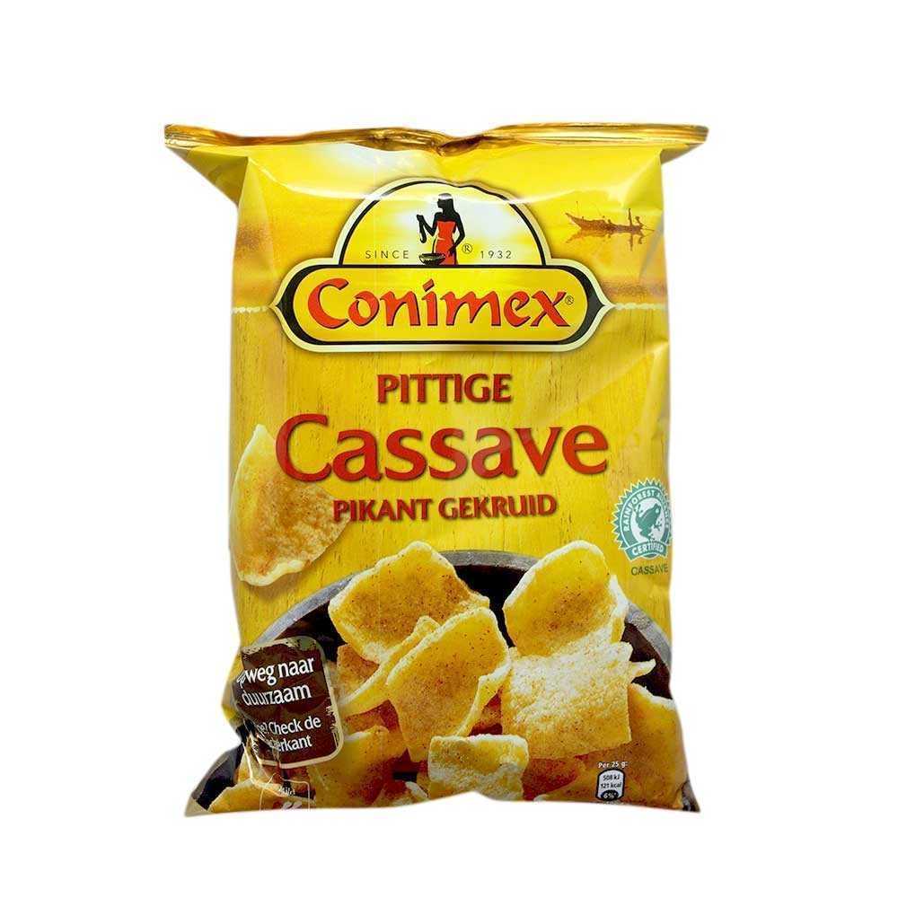 Conimex Pittige Cassave Pikant Gekruid 75g/ Spicy Snack