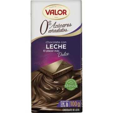 Valor Chocolate Leche 0% Azúcar 125g/ Milk Chocolate Sugar-free