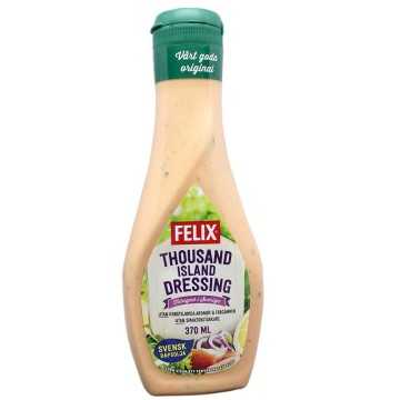 Felix Thousand Island Dressing / Salsa Sueca Suave 370ml