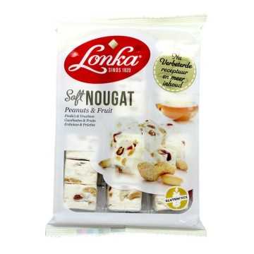 Lonka Soft Nougat Peanuts&Fruit / Dulce de Almendra con Cacahuetes y Frutos 220g