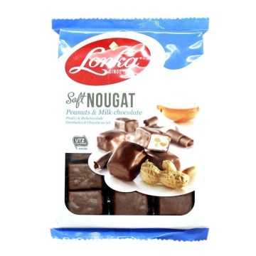 Lonka Soft Nougat Peanuts&Milk Chocolate 220g