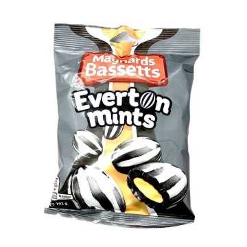 Maynards Bassetts Everton Mints / Caramelos Menta Rellenos 192g