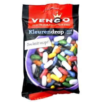 Venco Kleurendrop Zoet / Grageas Regaliz Dulce 120g