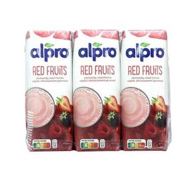 Alpro Red Fruits Soya Drink 250ml / Bebida Soja Frutos Rojos x3