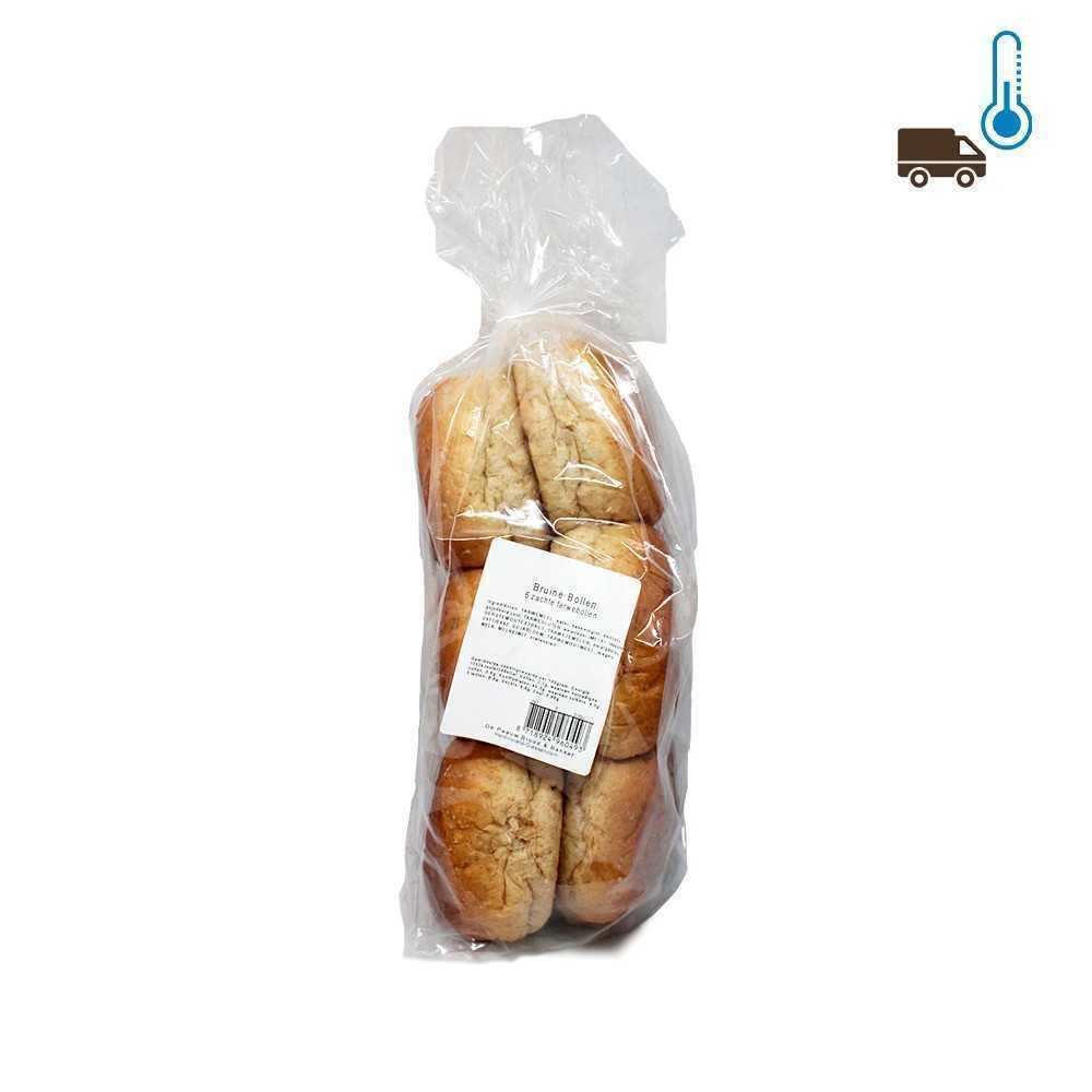 Brood Bruine Bollen / Brown Rolls x6