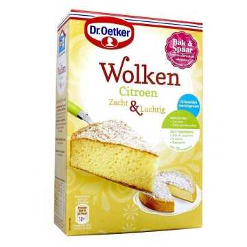 Dr.Oetker Wolken Citroen 455Gr/ Pastel De Limón