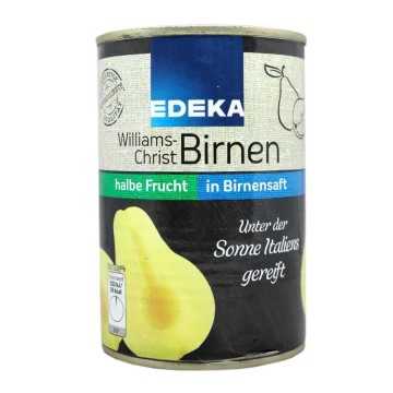 Edeka Williamschrist Birnen in Saft 410g/ Pears in Juice