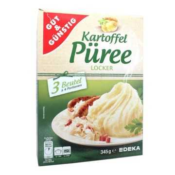 Gut&Günstig Kartoffel Püree Locker x3 / Puré de Patatas 345g