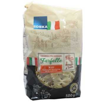 Edeka Farfalle / Pajaritas 500g