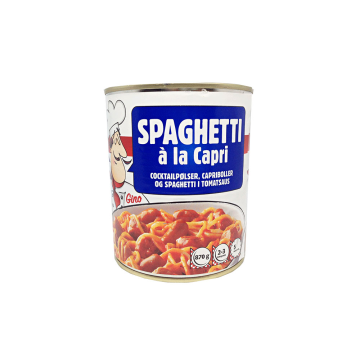 Gino Spaghetti À La Capri / Espaguetis  Preparados 870g