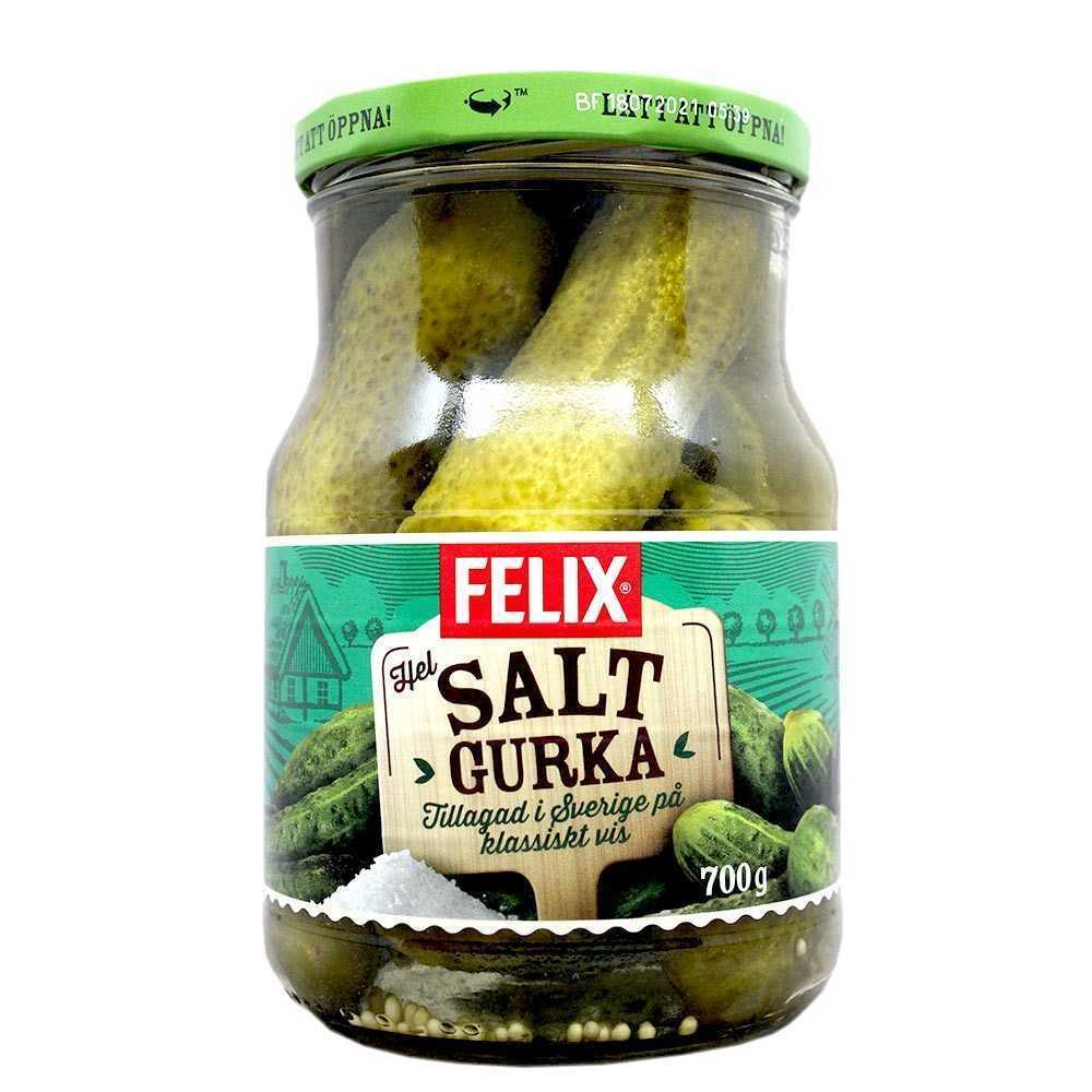 Felix Hel Salt Gurja 700g/ Whole Salted Gherkins