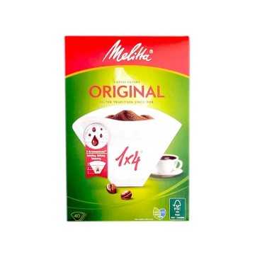 Melitta Coffee Filters 1x4 40U/ Filtros Café