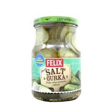 Felix Skivad Salt Gurka / Pepinillos Cortados con Sal 700g