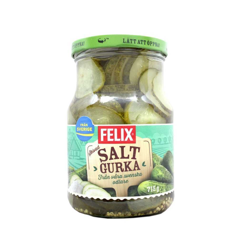 Felix Skivad Salt Gurka 700g/ Salted Sliced Pickles