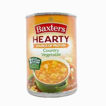 Baxters Hearty Country Vegetable Soup / Sopa de Verduras Tradicional 400g