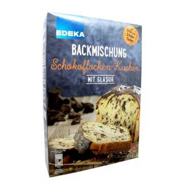 Edeka Backmischung Schokoflocken-Kuchen mit Glasur / Mezcla para Bizcocho 510g