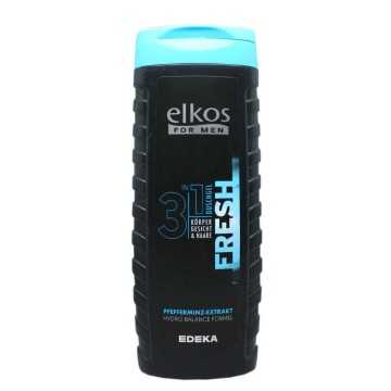 Elkos For Men Duschgel 3 in 1 / Body & Hair Wash 300ml