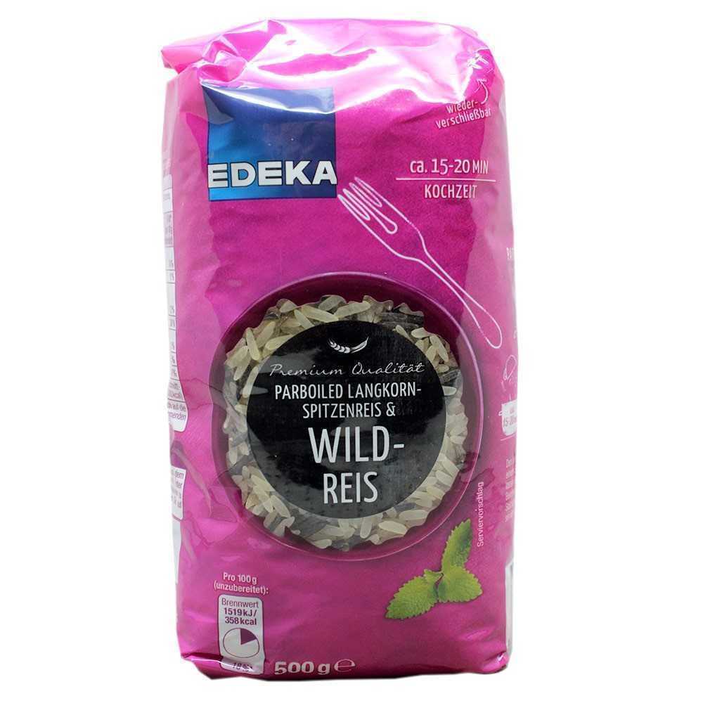 Edeka Parboiled Wildreis / Arroz Salvaje Vaporizado 500g