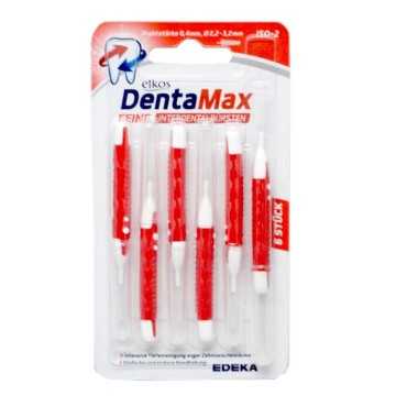 Elkos DentaMax Feine Interdentalbürsten / Cepillos Interdentales x6