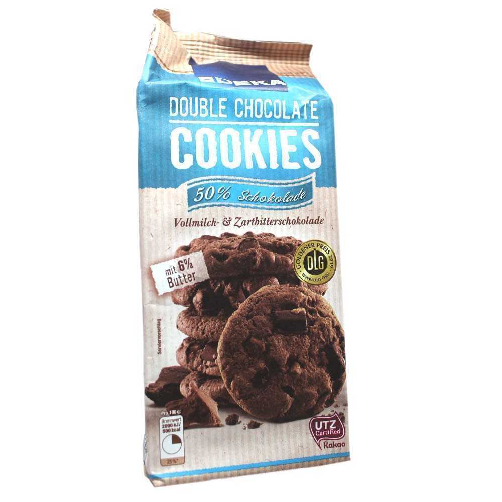 Edeka Double Chocolate Cookies 200g