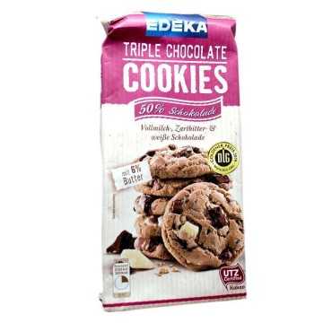 Edeka Triple Chocolate Cookies 200g/ Galletas Tres Chocolates