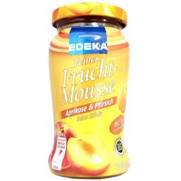 Edeka Feines Fruchtmousse Aprikose&Pfirsich 300g/ Apricot&Peach Mousse Jam