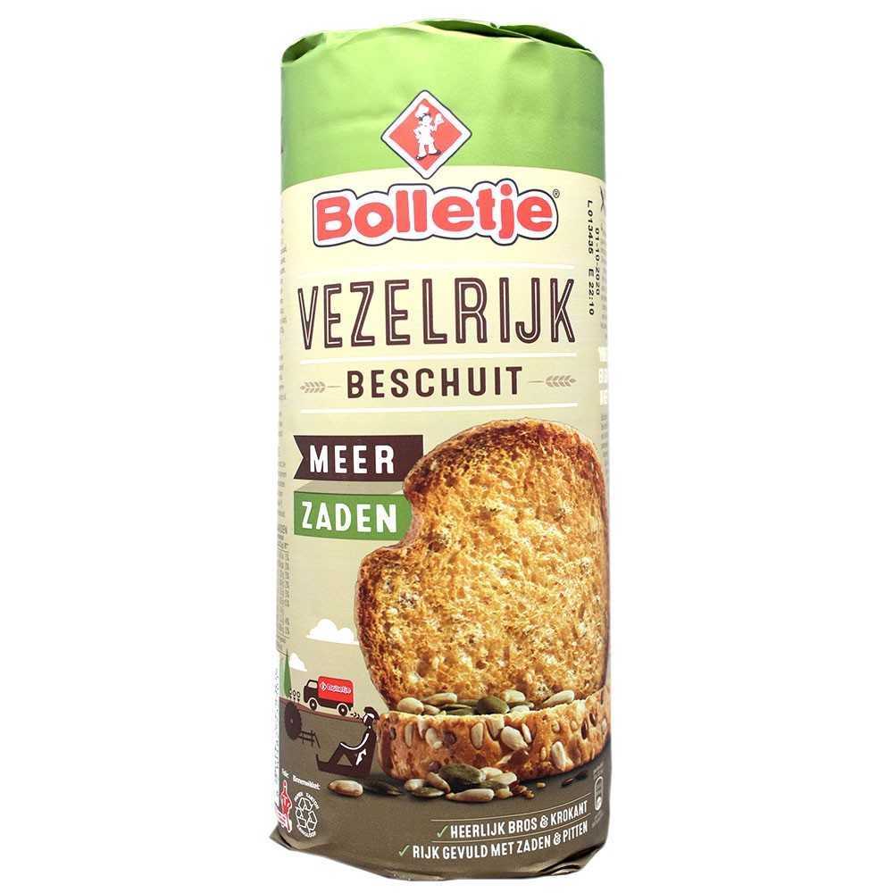 Bolletje Vezelrijk Zaden Beschuit 150g/ Fiber&Seeds Toasted Bread