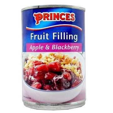 Princes Fruit Filling Apple & Blackberry / Migas Rellenas de Manzana y Mora 395g