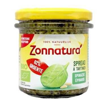 Zonnatura Groentespread Spinazie Pijnboompit / Untable Espinacas y Piñones 135g