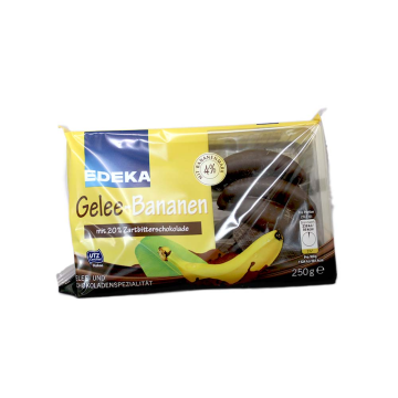 Edeka Gelee Bananen / Banana Chocolate Bonbons 250g