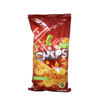 Gut&Günstig Chips Paprika / Patatas Fritas con Pimentón 200g