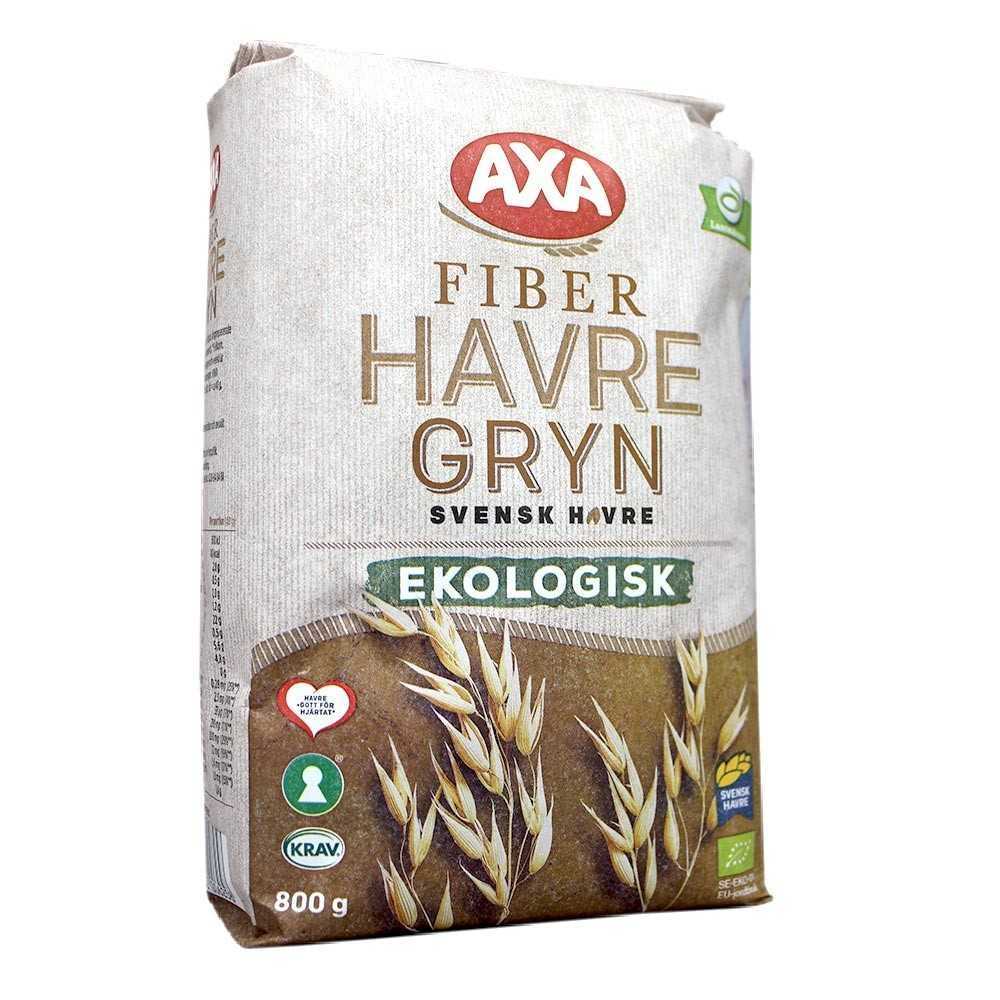 Axa Fiber Havregryn Ekologisk 800gg/ Oats with Fiber