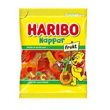 Haribo Nappar Fruit 80g/ Sweeties