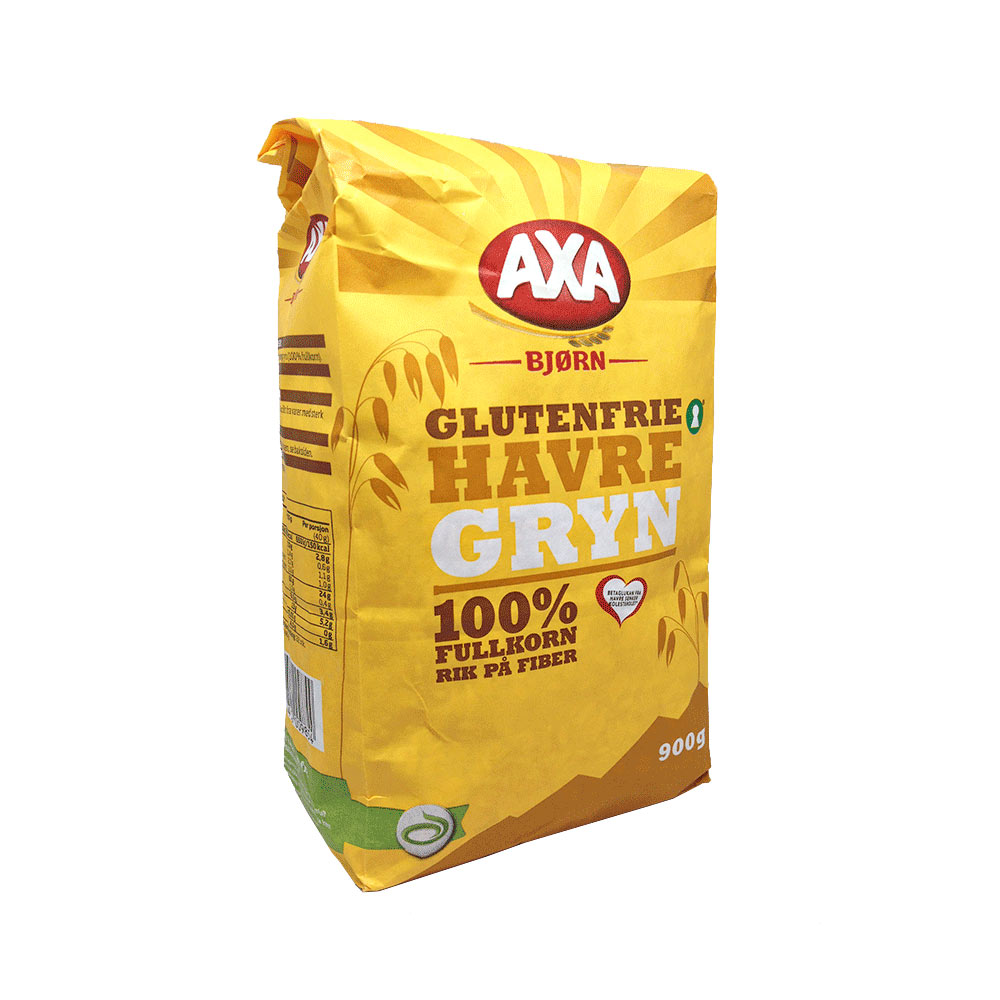 Axa Bjørn Havregryn Glutenfrie / Avena Sin Gluten 900g