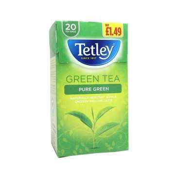 Tetley Green Tea Pure Green / Té Verde x20