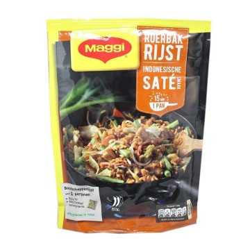 Maggi Roerbak Rijst Indonesische Saté / Arroz Indonesio Sabor Saté 162g